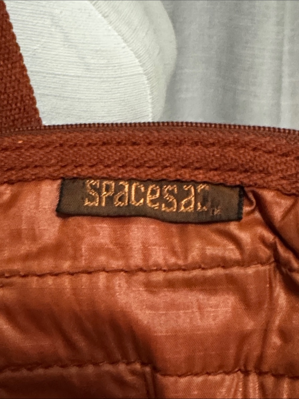 Vintage (70’s) Quilted Spacesac Duffle-Terra Cotta-GUC - Picture 4 of 17